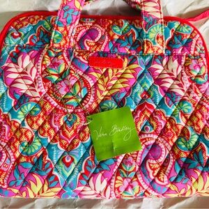 Vera Bradley Pink Multi Quilted Cosmetic Travel Tote